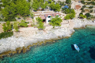 Luxusní vila Golubinka na samotě přímo u moře Hvar Zastražišče, foto 1